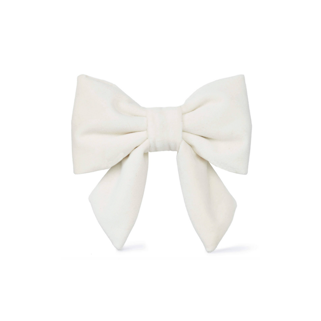 Fluffy Dog Collar Bow Tie -Classic Robin's Egg